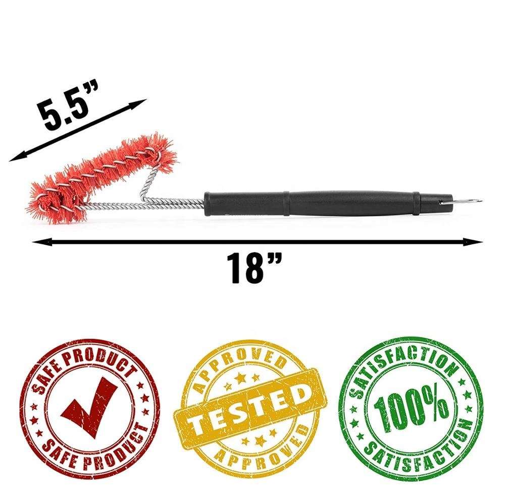 Quality super nylon BBQ  barbecue grill cleaning  brush